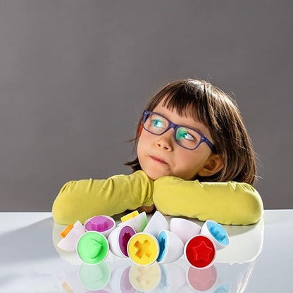 Jouet Oeuf Forme - SmartEggs™ - Oeuf Blanc - Bébé s’éveille